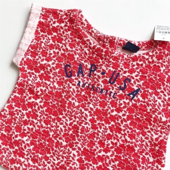 Babygap NWT floral print sweatshirt 18-24 months - Picture 2 of 2